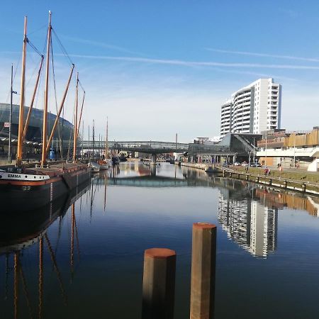 Ferienwohnung Breitschuhs Havenwelten Bremerhaven Buitenkant foto