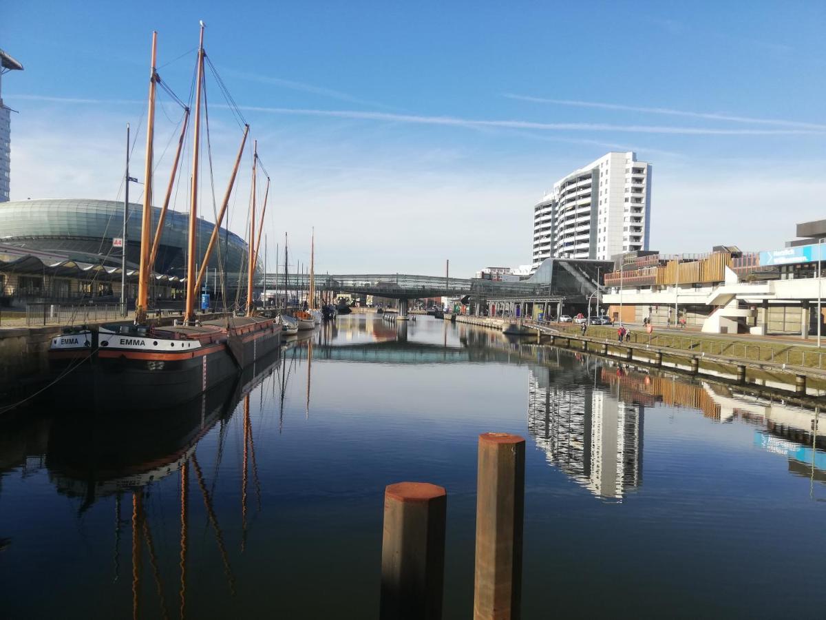 Ferienwohnung Breitschuhs Havenwelten Bremerhaven Buitenkant foto