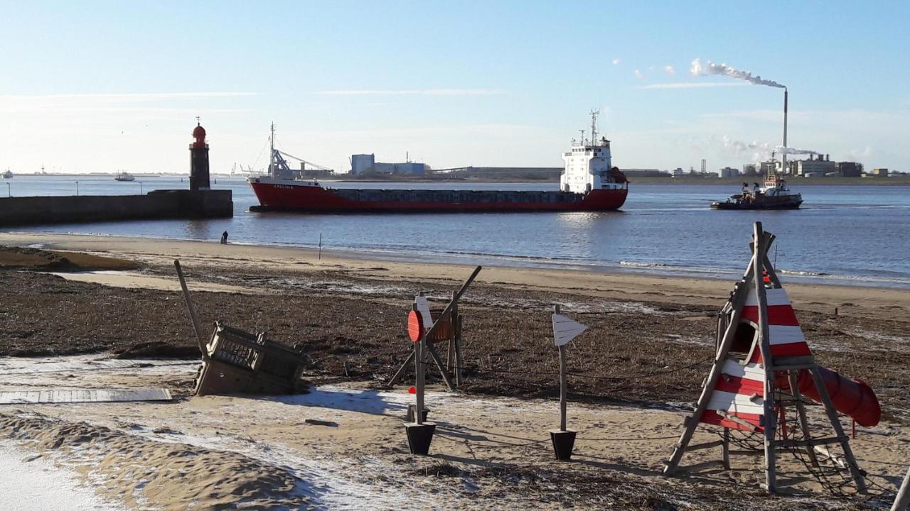 Ferienwohnung Breitschuhs Havenwelten Bremerhaven Buitenkant foto