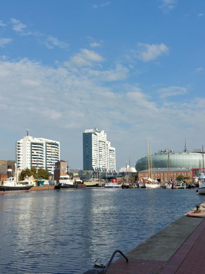 Ferienwohnung Breitschuhs Havenwelten Bremerhaven Buitenkant foto